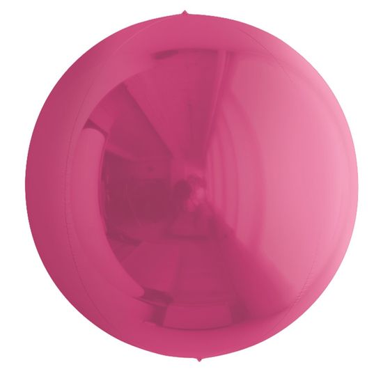 Balão Metalizado Redondo Esfera Pink 15'' / 38cm