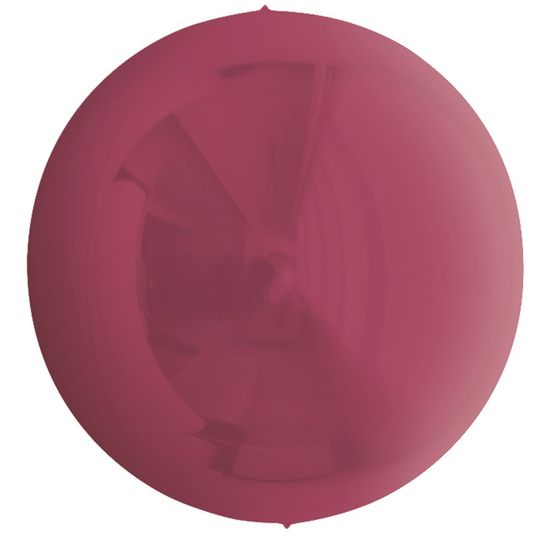 Balão Metalizado Redondo Esfera Marsala 15'' / 38cm