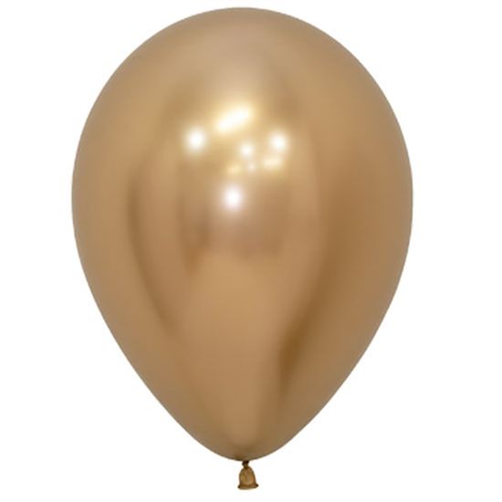 Balão Latex Reflex Dourado 24