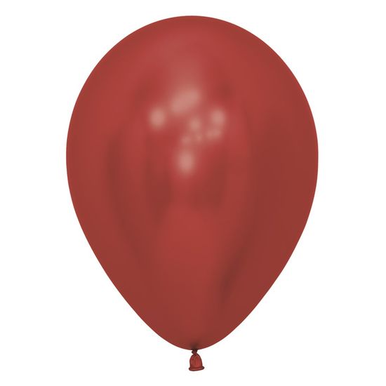 Balão Latex Reflex Liso Vermelho 5