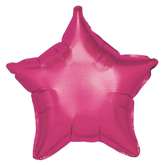 Balão Metalizado Estrela Pink 18'' / 45cm