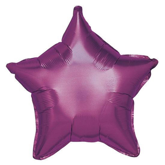 Balão Metalizado Estrela Roxo 18'' / 45cm