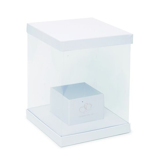 Caixa Quadrada Branco 20X20X28 - 1 Un