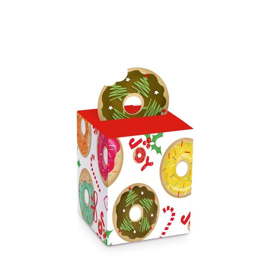 Caixa Quadrada Pop Up Donuts P 7x7x7 - 10 Un