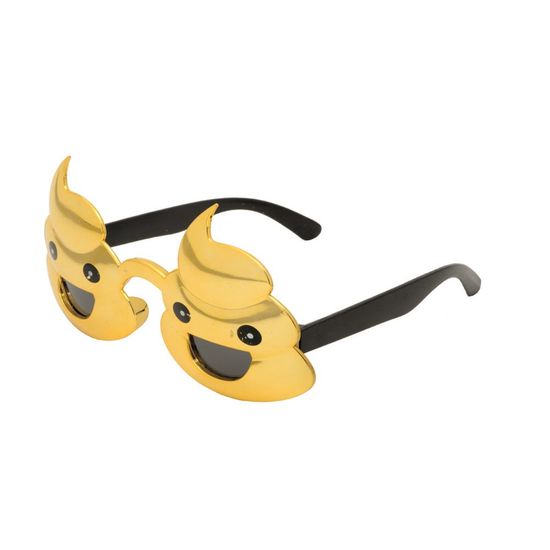 Acessório Óculos Emoji Cocô com 1 Un Acessório Óculos Emoji Cocô
