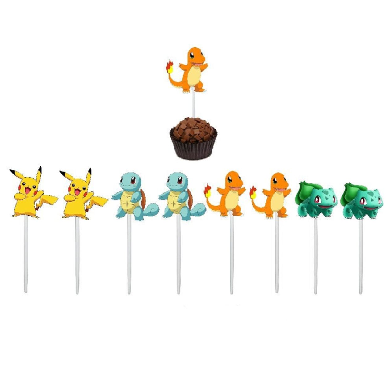 Kit 4 Bonecos + acessórios Pokemon Vingadores - Pikachu, Brinquedo  Infantil. em Promoção na Americanas