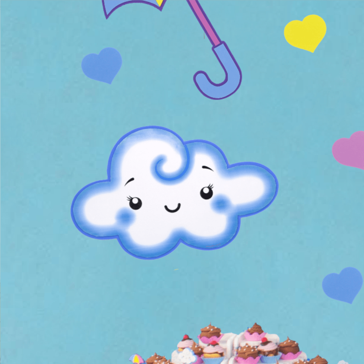 Chuva de amor: Nuvem pode servir como tema para festas criativas