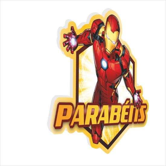 Topo Bolo Decorativo Impresso Festa Vingadores Homem Ferro 1 Un Magazine 25 De Marco Topo Bolo Decorativo Impresso Festa Vingadores Homem Ferro 1 Un Magazine 25 De Marco