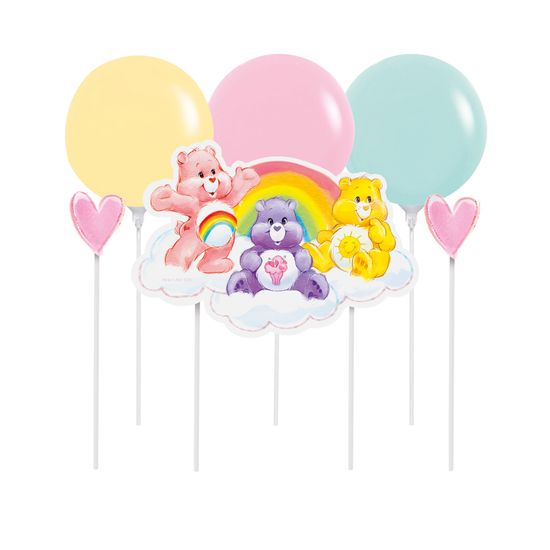 Topo para bolo de maquiagem com 7 lâminas, decoração para festas de  aniversário, chá de bebê