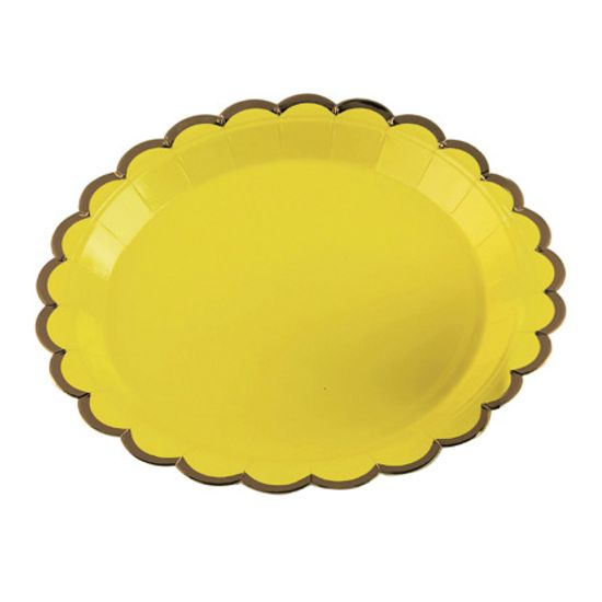 prato-papel-amarelo-com-borda-dourada-10-un