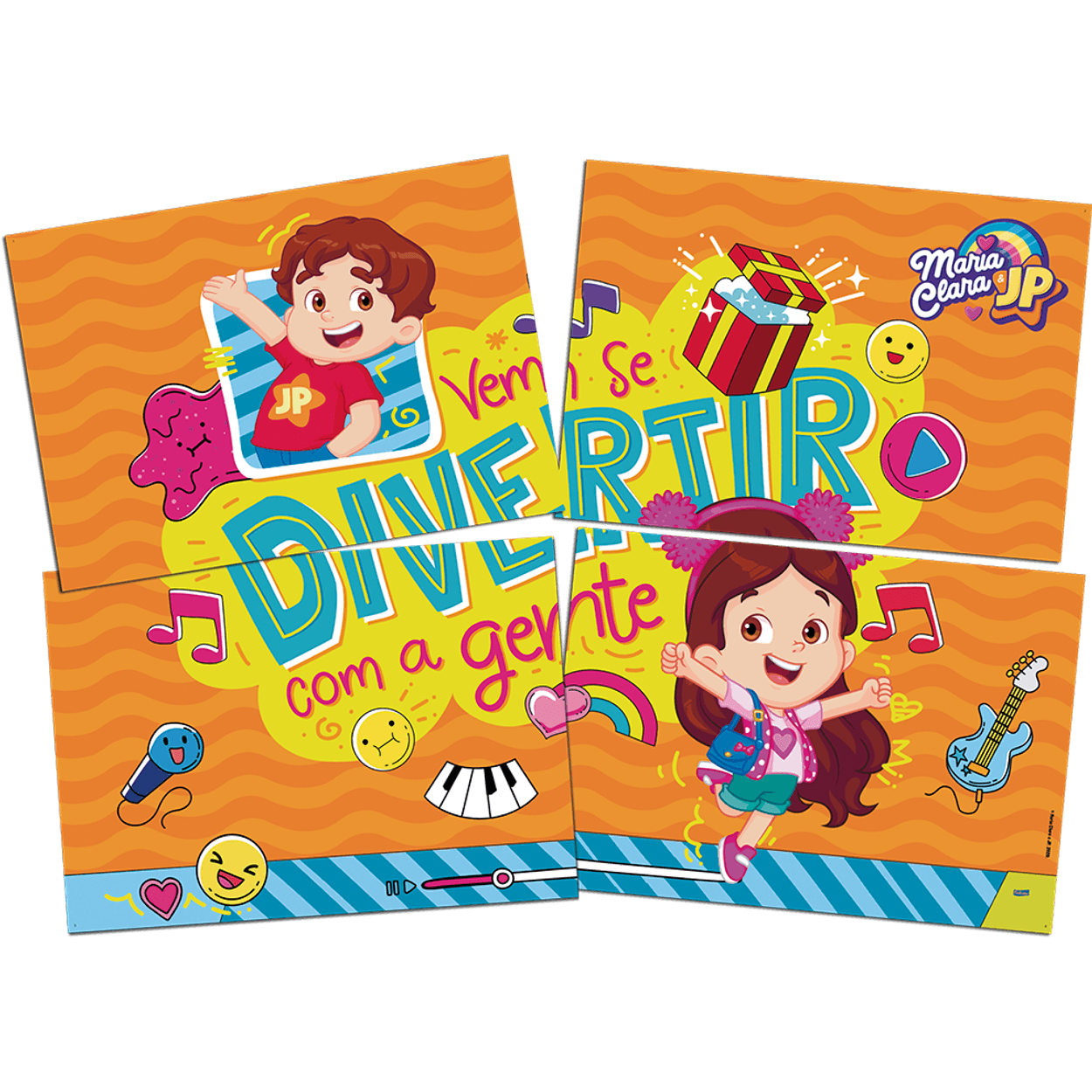 Painel 4 Lâminas Festa Maria Clara JP no Magazine 25 Natal da 25 Painel 4 Lâminas Festa Maria Clara JP no Magazine 25 Natal da 25