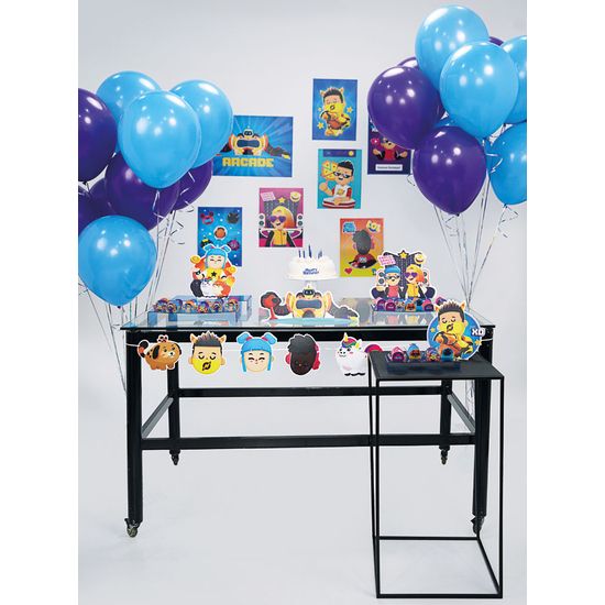 Kit Decoração Festa Infantil Roblox Aniversário Kit Prata em Promoção na  Americanas