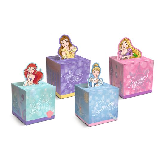 Caixa Pop Up Lembrancinhas Princesas - Sortido Colorido M 9x9x8,5cm - Natal  da 25