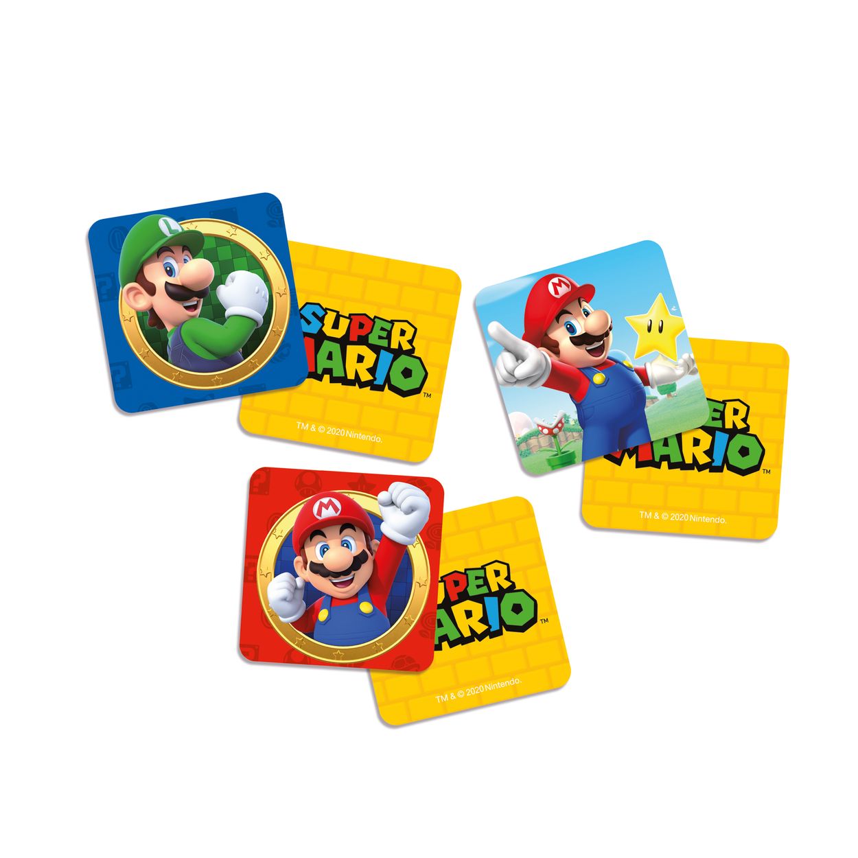 Jogo da Memoria / Super Mario Bros / 8 Pares/ Caixa Acrílico