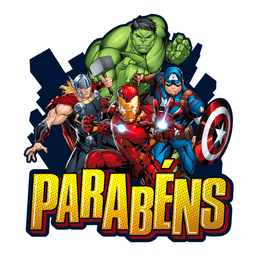 Painel-Parabens-Vingadores
