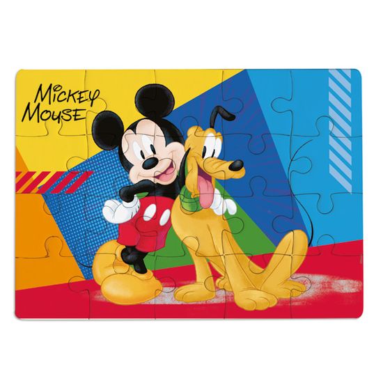 Lembrancinha Licenciada - Jogo Quebra-cabeça Mickey - 1 Un - Natal da 25