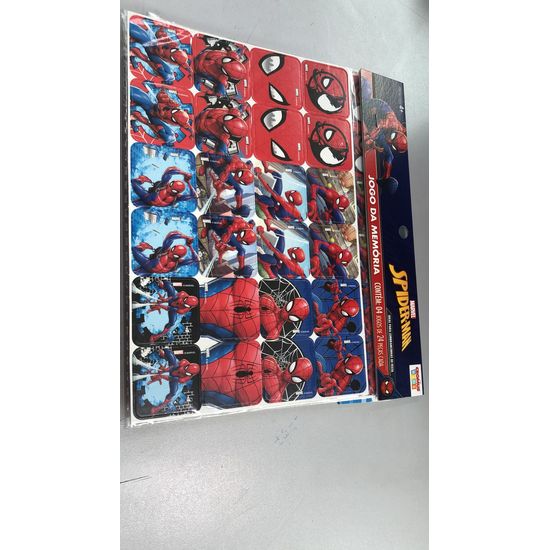 BRINQ JOGO MEMORIA NOVO PAPEL HOMEM ARANHA - GTIN/EAN/UPC