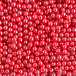 Confeito-Sugar-Beads-Perol-Vermelho-4mm-100G