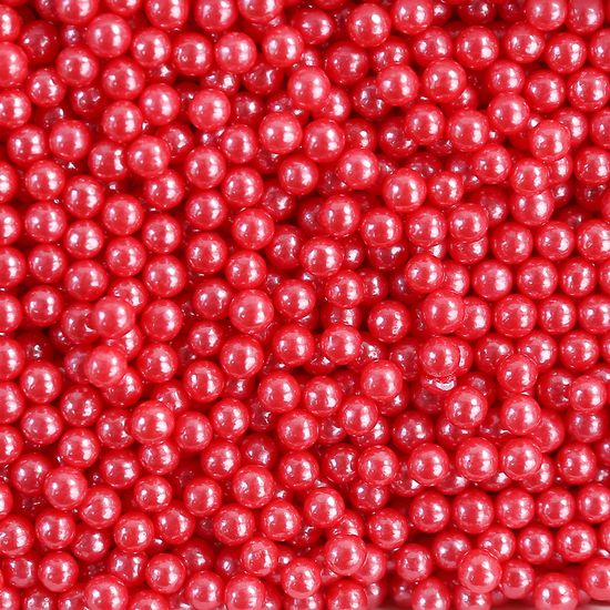 Confeito-Sugar-Beads-Perol-Vermelho-4mm-100G
