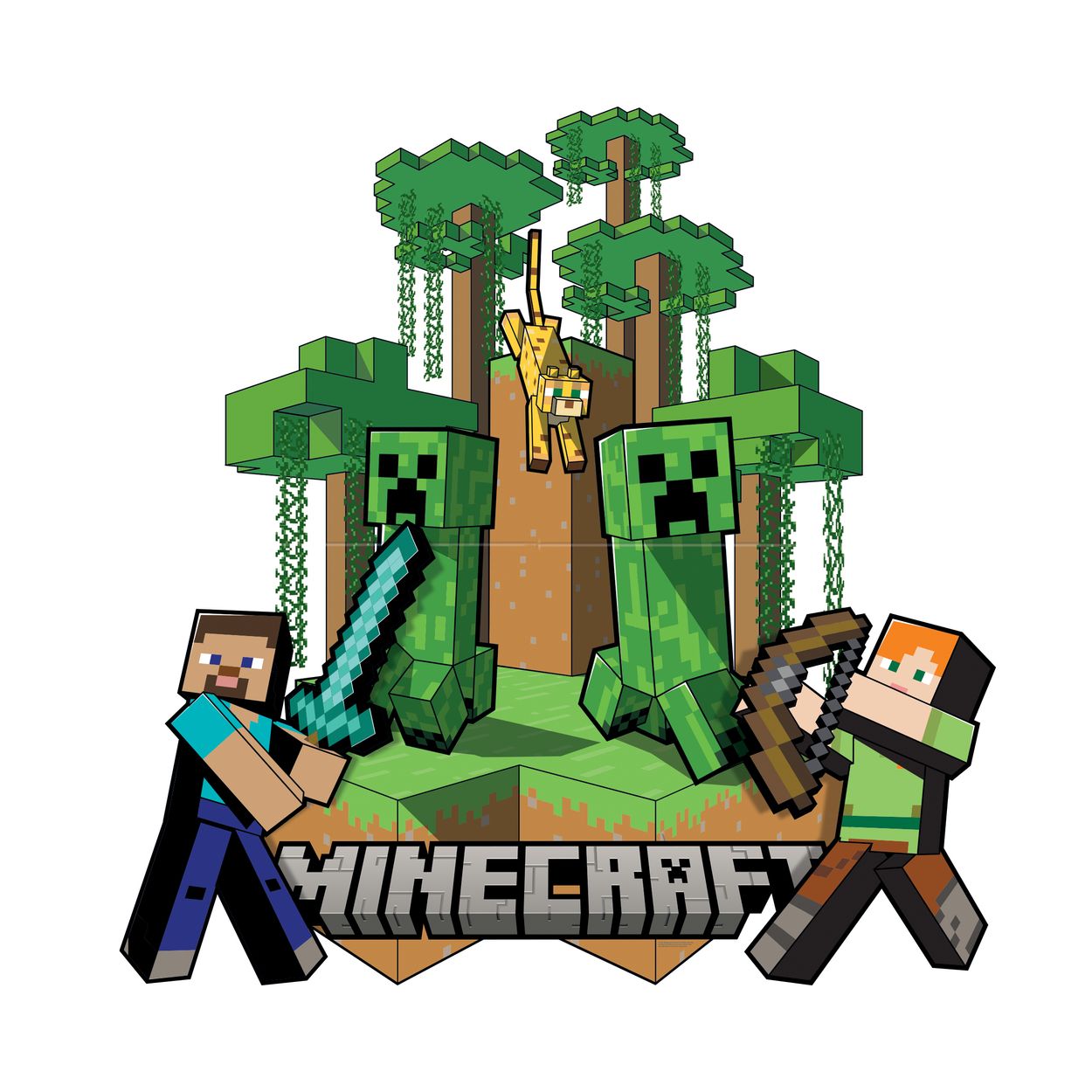 Minecraft Com Painel Redondo Álbum III – Dilce Festas