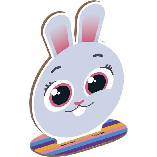 MDF Personagem P Bunny Bolofofos - Festcolor - 1Un