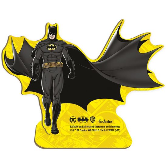 MDF Personagem P Batman Geek - Festcolor - 1Un - Festas da 25