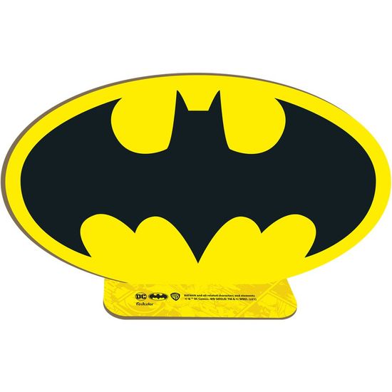 MDF Personagem P Símbolo Batman Geek - Festcolor - 1Un