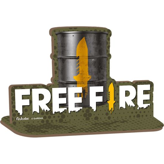 Kit Festa Free Fire Personalizado - Festa Gamer (25 Peças)