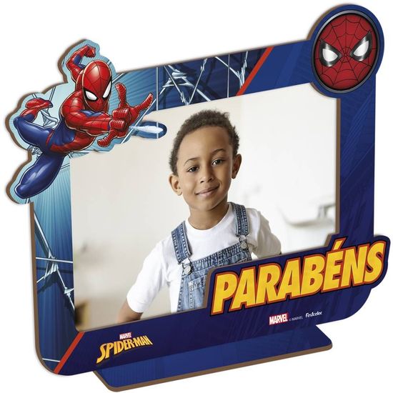 MDF Porta Foto Homem Aranha - Festcolor - 1Un