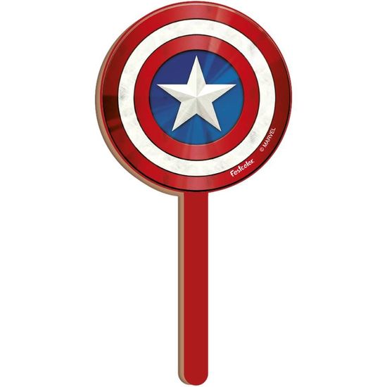 MDF Pick Decorativo Capitão América Avengers - Festcolor - 1Un