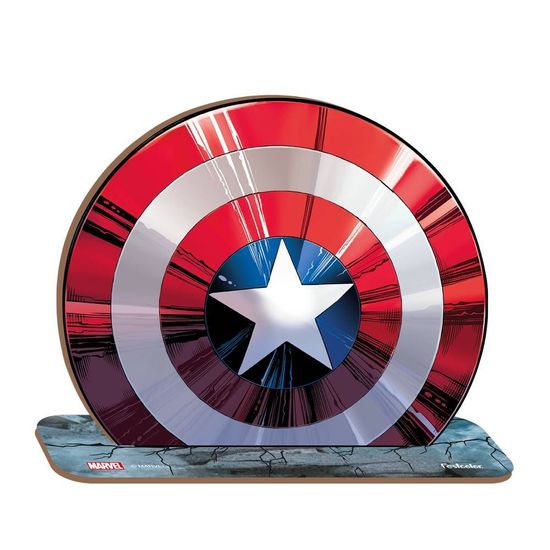 MDF Personagem M Escudo Capitão América Avengers - Festcolor - 1Un