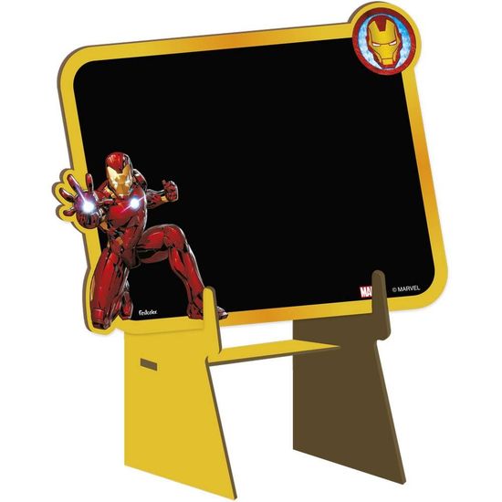 MDF Lousa Decorada P Homem de Ferro Avengers - Festcolor - 1Un