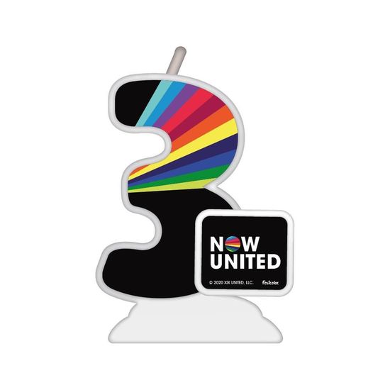 Vela Temática Now United Nº 3 - Festcolor - 1Un