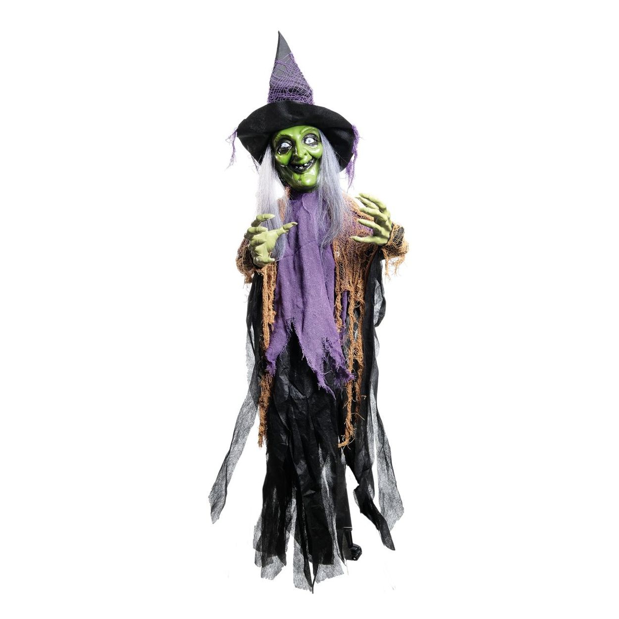 Bruxa Noemi 120 cm para Decoração de Halloween - Cromus - 1Un