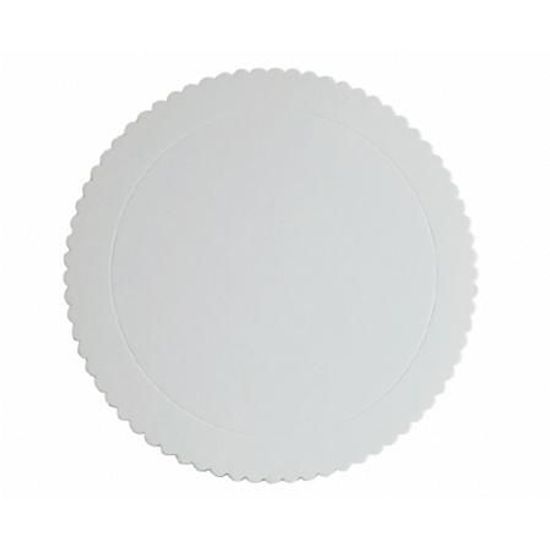 Cakeboard 35cm Branco - Silver Plastic - 1 Un