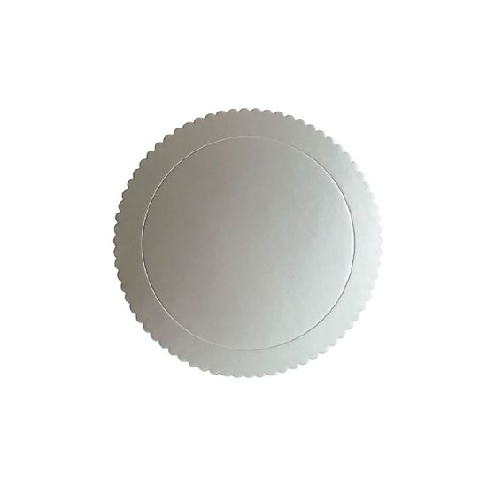 Cakeboard 26cm Prata - Silver Plastic - 1 Un