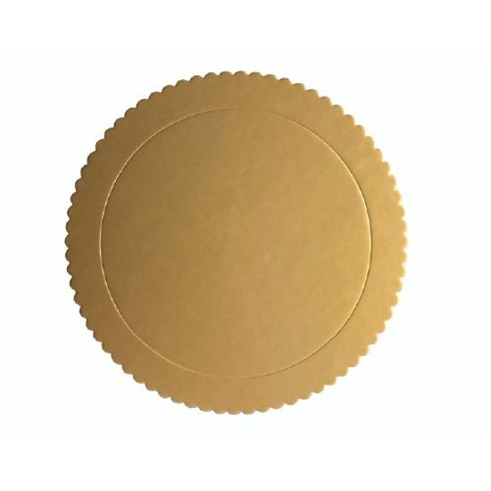 Cakeboard 26cm Dourado - Silver Plastic - 1 Un