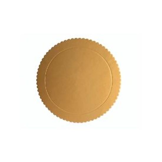 Cakeboard 24cm Dourado - Silver Plastic - 1 Un