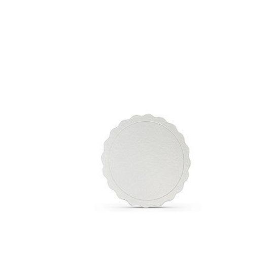Cakeboard 15cm Branco - Silver Plastic - 1 Un
