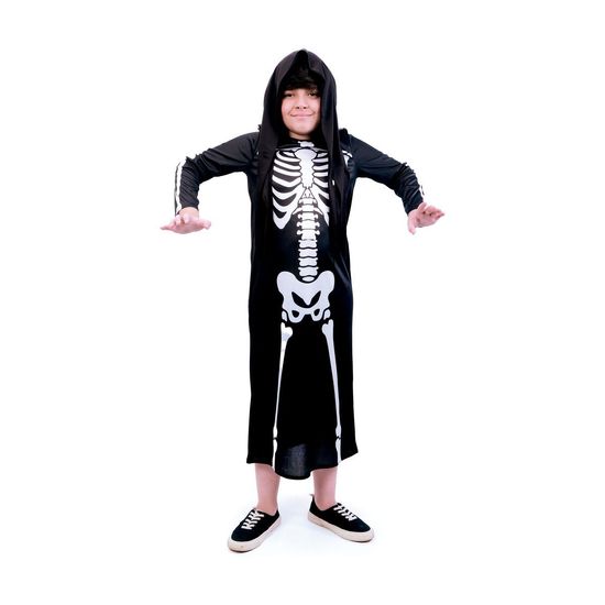 Fantasia Esqueleto Assustador Halloween - Cromus - 1Un