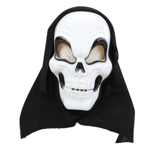 Mascara Crânio Fantasma Halloween - Cromus - 1Un