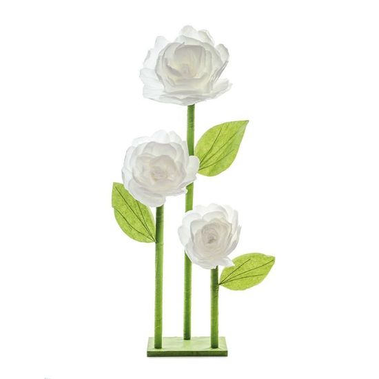 3 Flores em Pedestal Brantamanho Médio (Fleur) - 1 Un