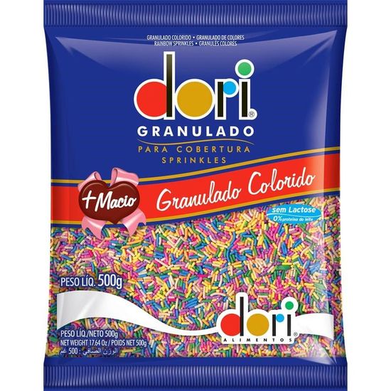 Pacote Chocolate Granulado Colorido Dori - 500g