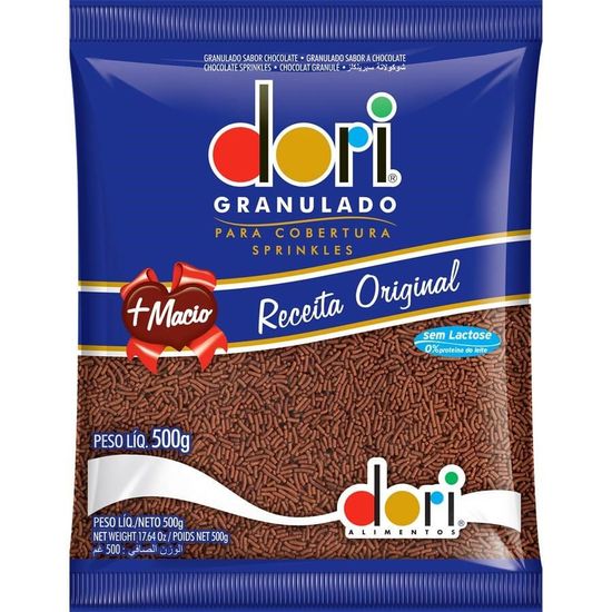 Pacote Chocolate Granulado Original Dori - 500g