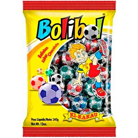 Bolinhas de Futebol Sabor Chocolate Bolibol 300g- Ki Kakau