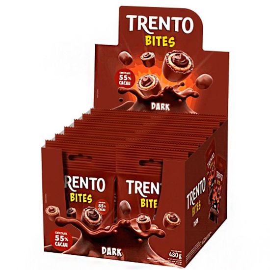 Chocolate Trento Bites Dark Peccin 40g - 12 Un