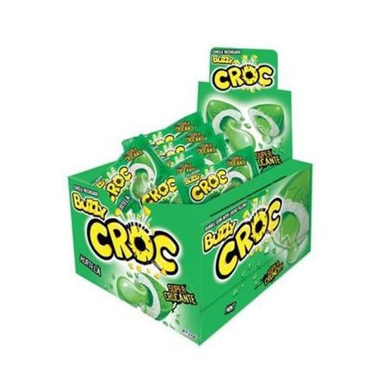 Chiclete Buzzy Croc Recheado Sabor Hortelã - 40 Un