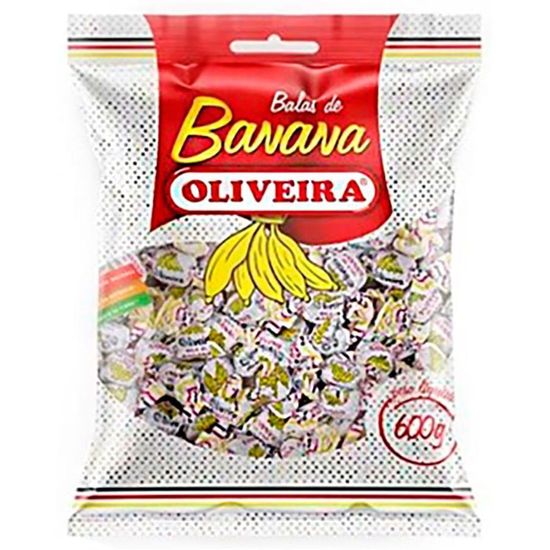 Bala Mastigável Banana 600g - Oliveira