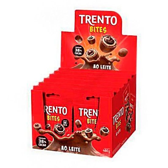 Chocolate Trento Bites Ao Leite Peccin 40g - 12 Un