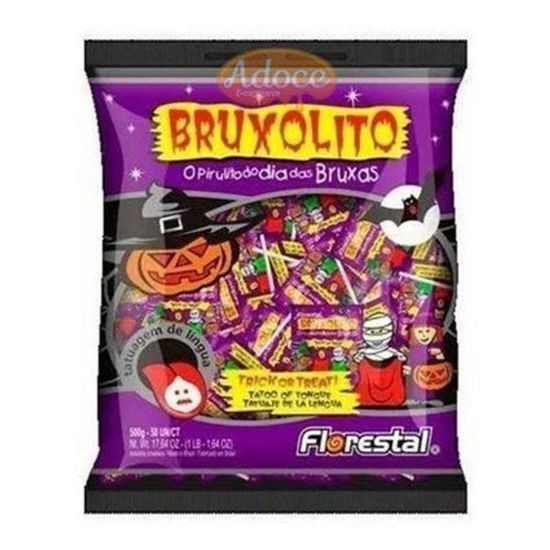 Pirulito Bruxolito Tatoo Sortidas Halloween - 50 Un - Bruxolito